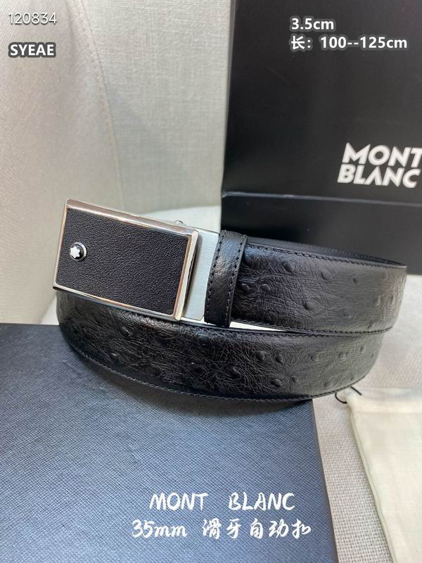 Montblanc belt 自动扣 35mmX100-125cm 8L (63)