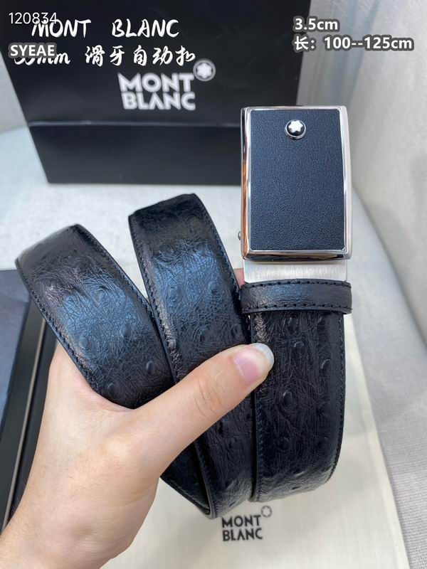 Montblanc belt 自动扣 35mmX100-125cm 8L (64)
