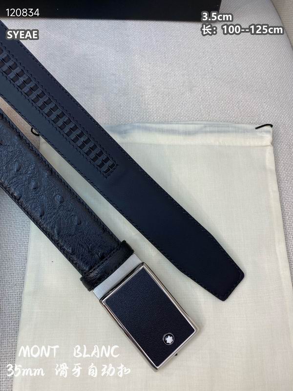 Montblanc belt 自动扣 35mmX100-125cm 8L (65)