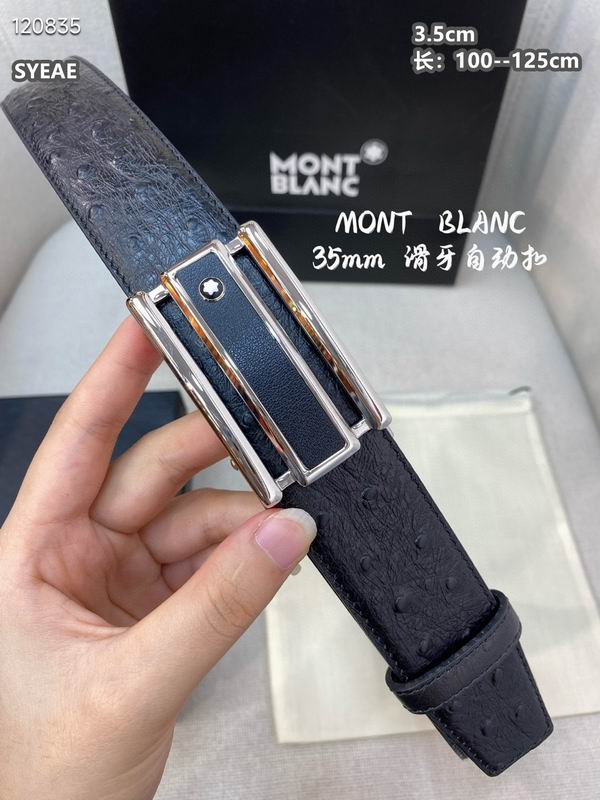 Montblanc belt 自动扣 35mmX100-125cm 8L (67)
