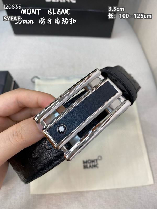 Montblanc belt 自动扣 35mmX100-125cm 8L (68)