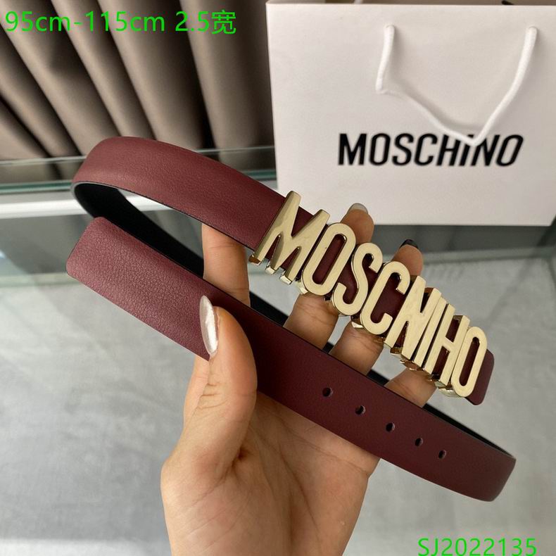 Moschino belt 25mmX95-115cm 7D (10)