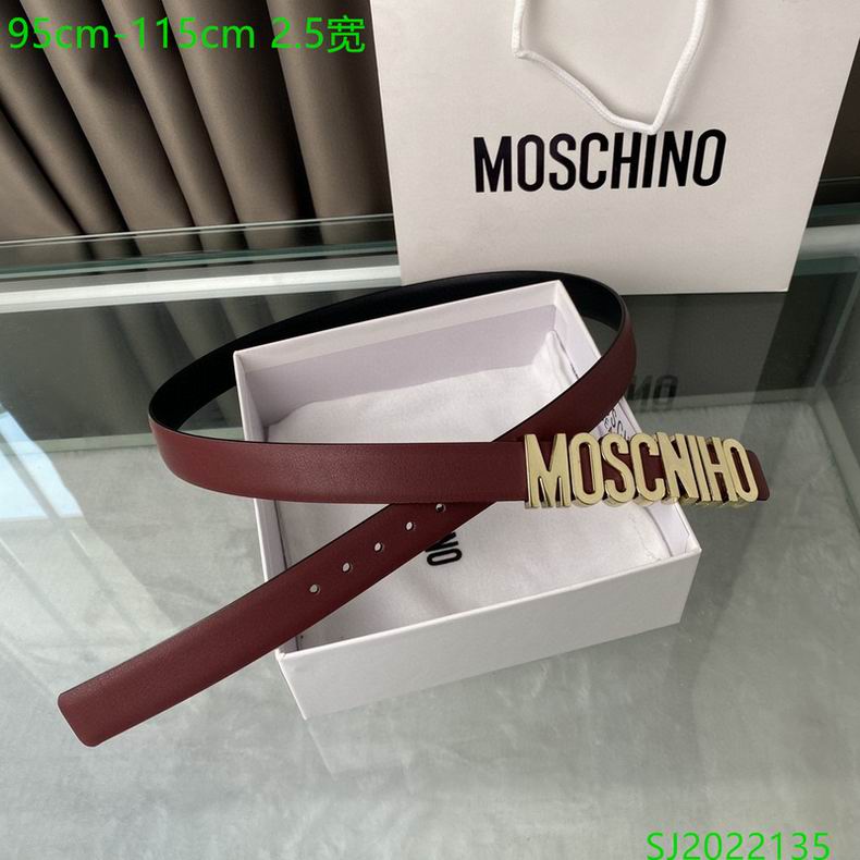 Moschino belt 25mmX95-115cm 7D (11)