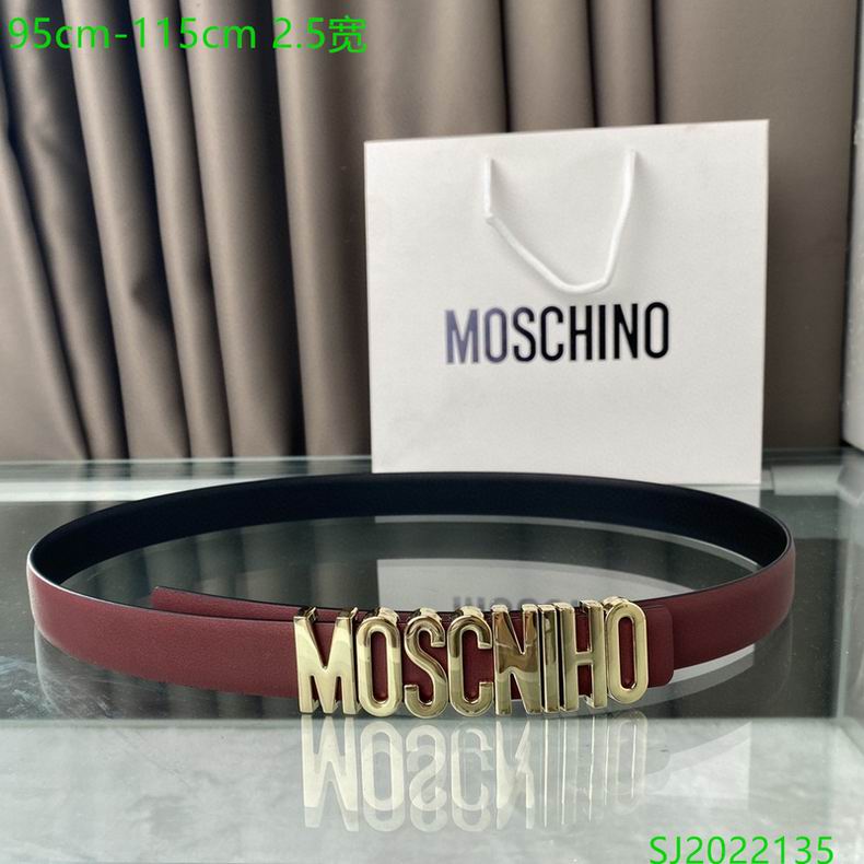 Moschino belt 25mmX95-115cm 7D (12)