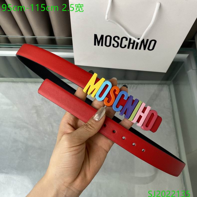 Moschino belt 25mmX95-115cm 7D (13)