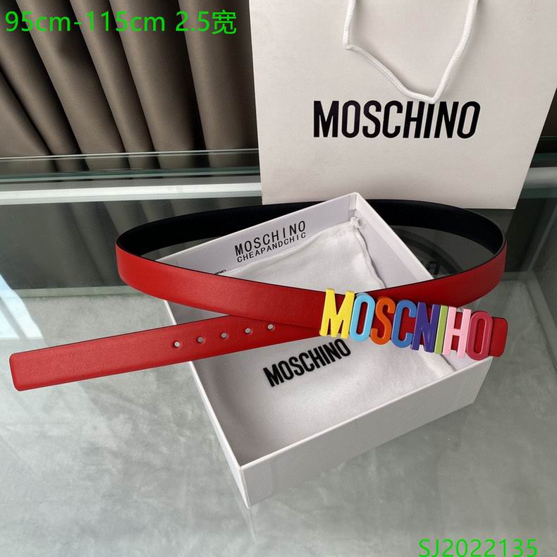 Moschino belt 25mmX95-115cm 7D (14)