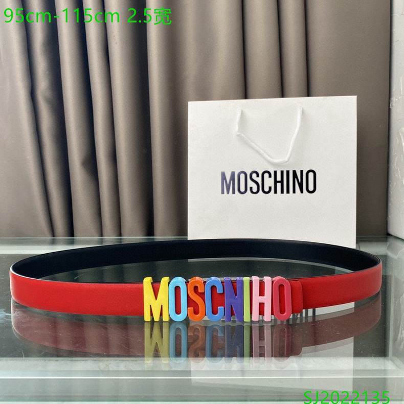 Moschino belt 25mmX95-115cm 7D (15)