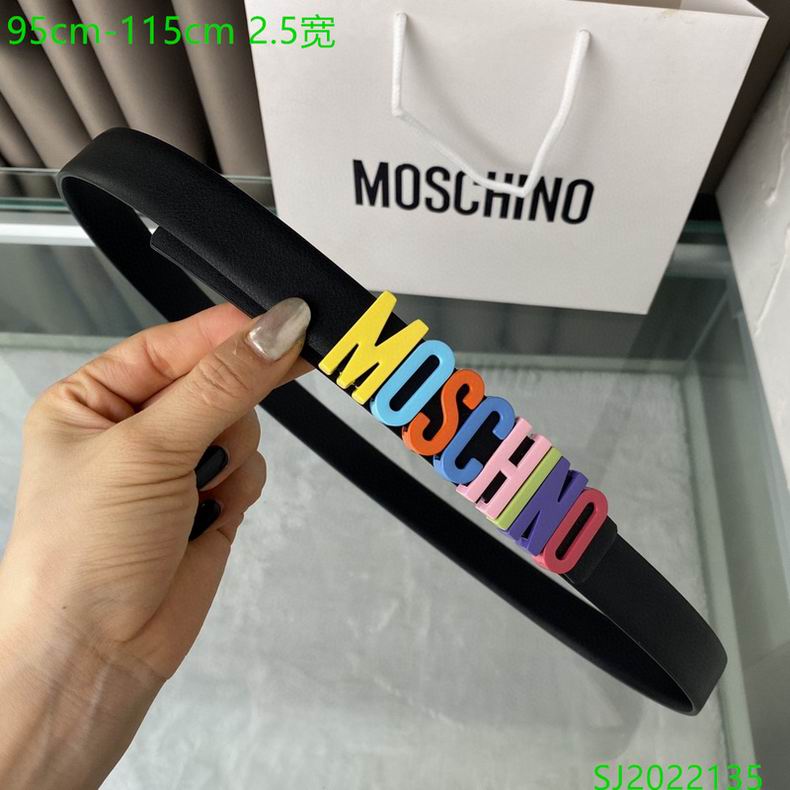 Moschino belt 25mmX95-115cm 7D (6)