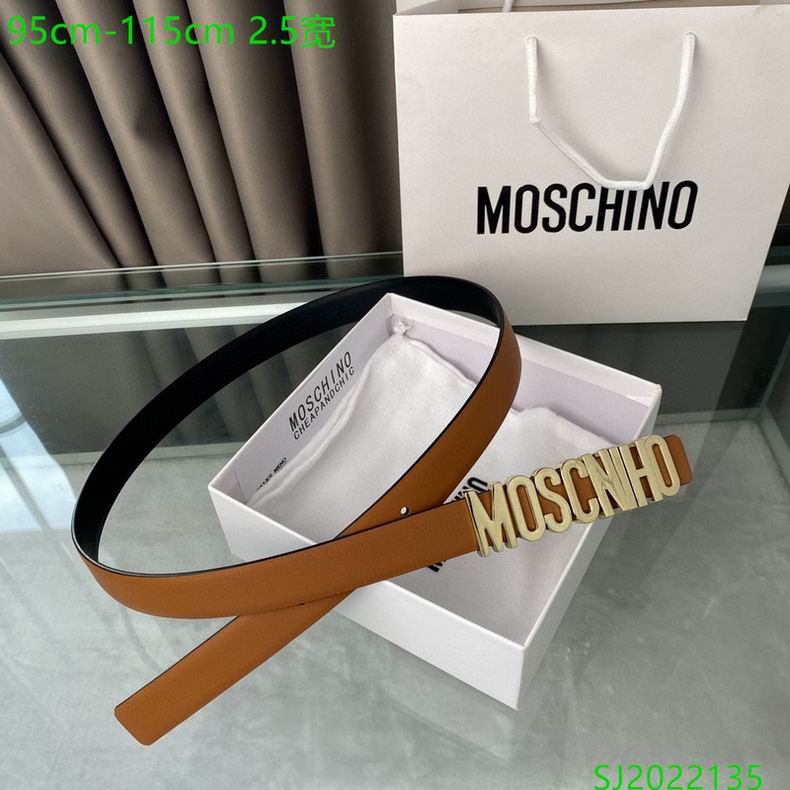Moschino belt 25mmX95-115cm 7D (8)