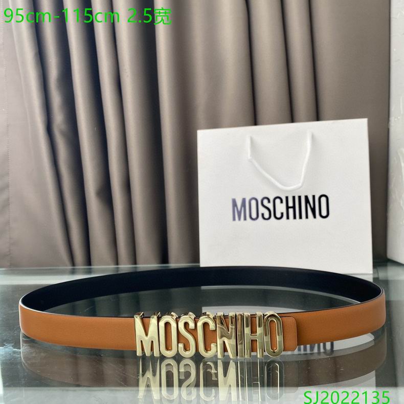 Moschino belt 25mmX95-115cm 7D (9)
