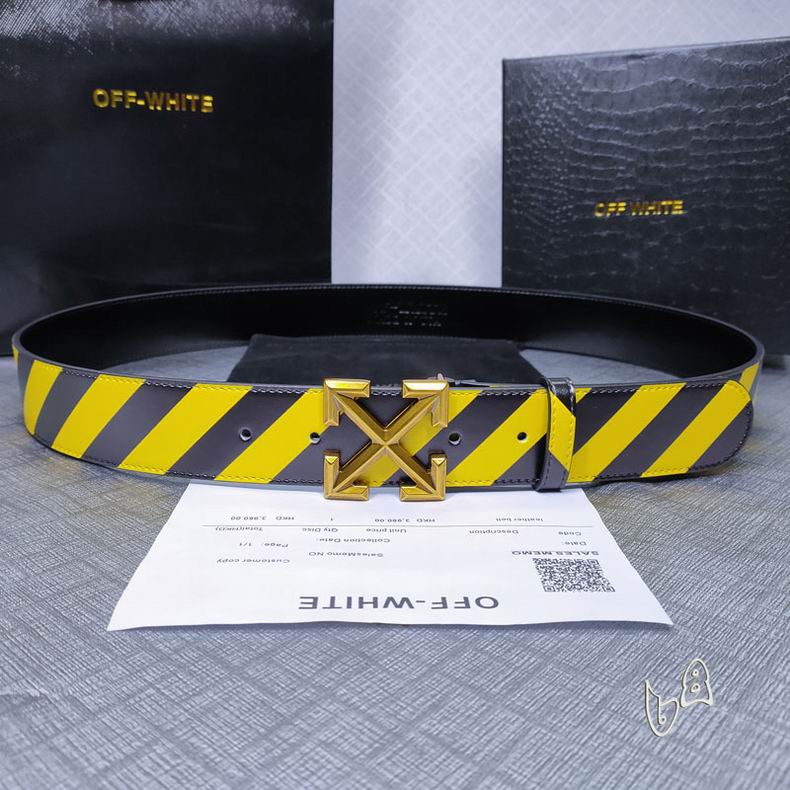 Off White belt 38mmX80-125cm lb (30)