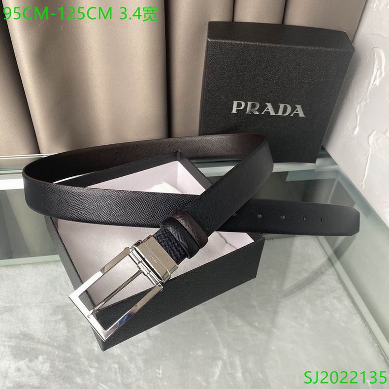 Prada Belt 34mmX95-125cm 7D (49)