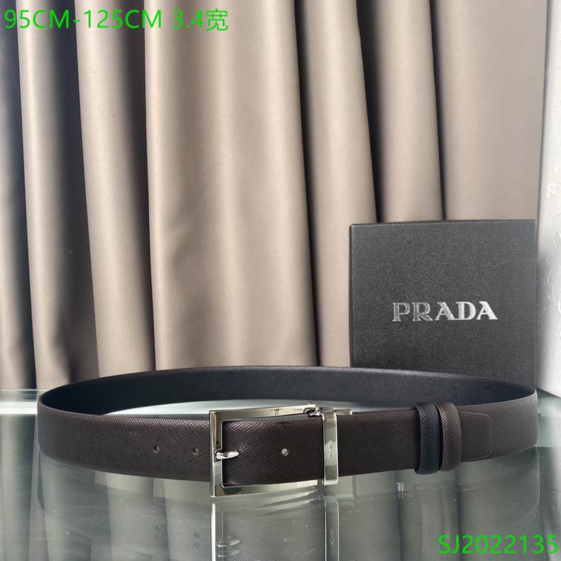 Prada Belt 34mmX95-125cm 7D (51)