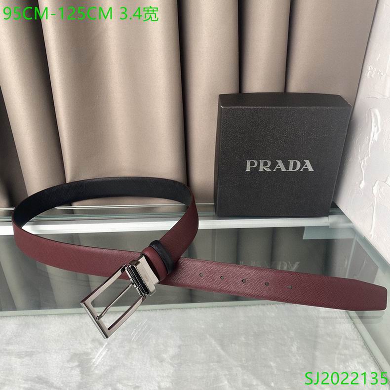 Prada Belt 34mmX95-125cm 7D (54)