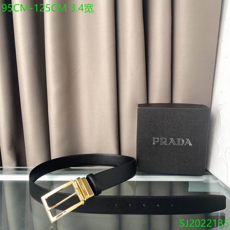 Prada Belt 34mmX95-125cm 7D (56)