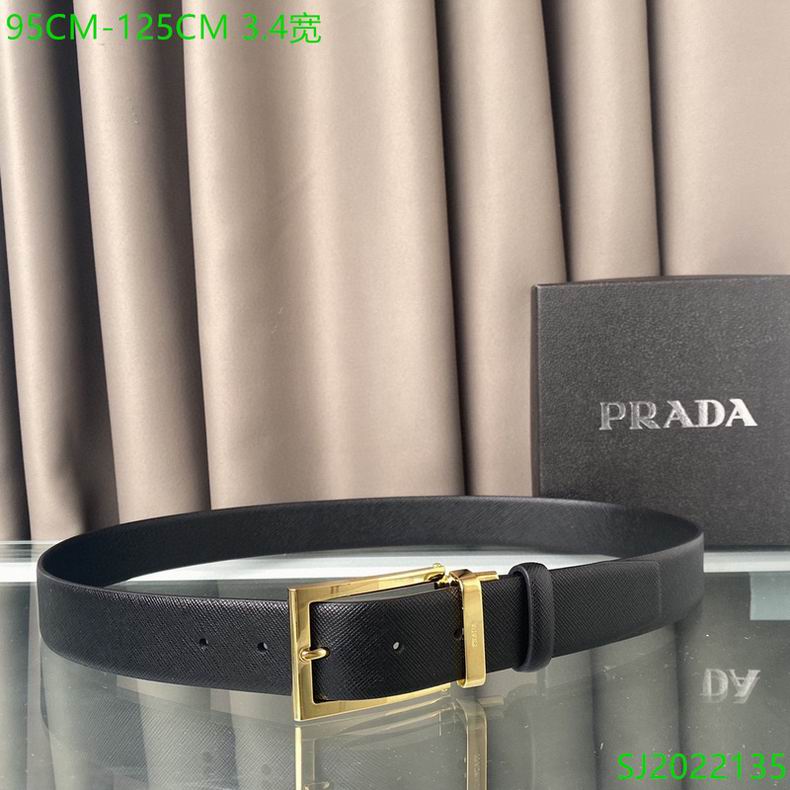 Prada Belt 34mmX95-125cm 7D (57)