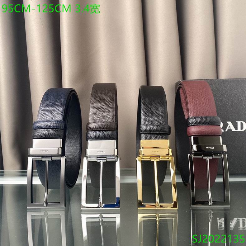 Prada Belt 34mmX95-125cm 7D (58)