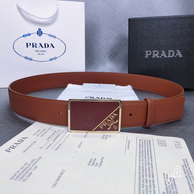 Prada Belt 38mmX80-125cm lb (21)