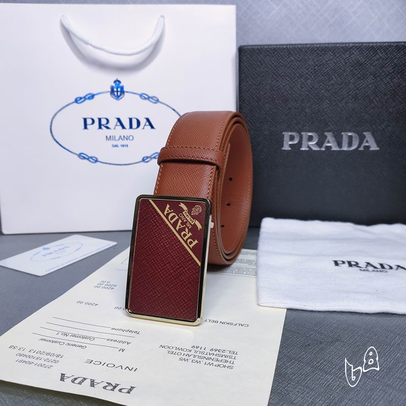 Prada Belt 38mmX80-125cm lb (22)