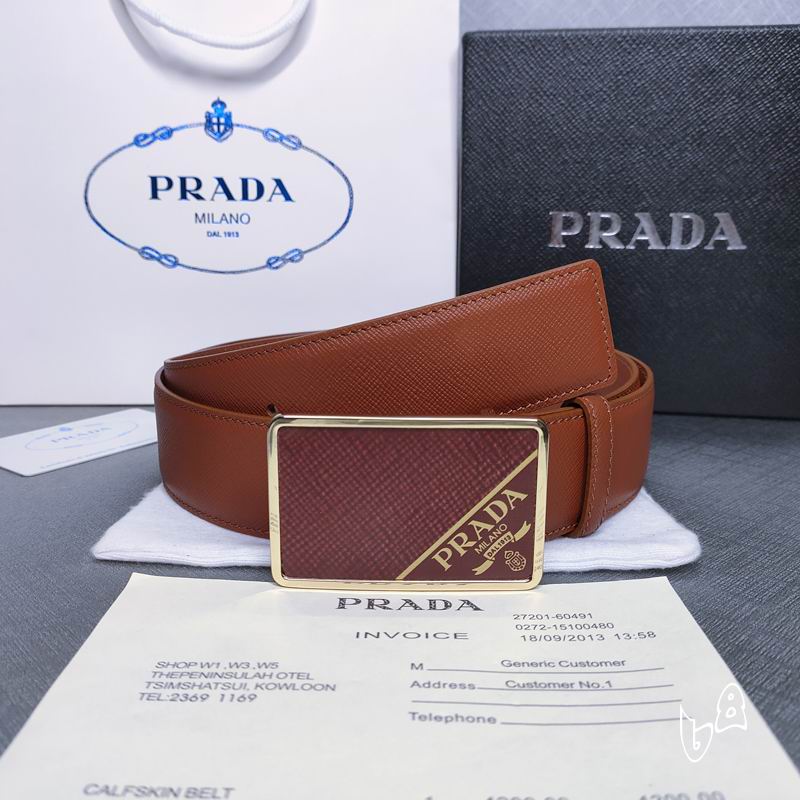 Prada Belt 38mmX80-125cm lb (23)