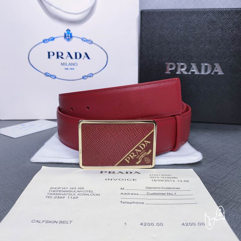 Prada Belt 38mmX80-125cm lb (29)