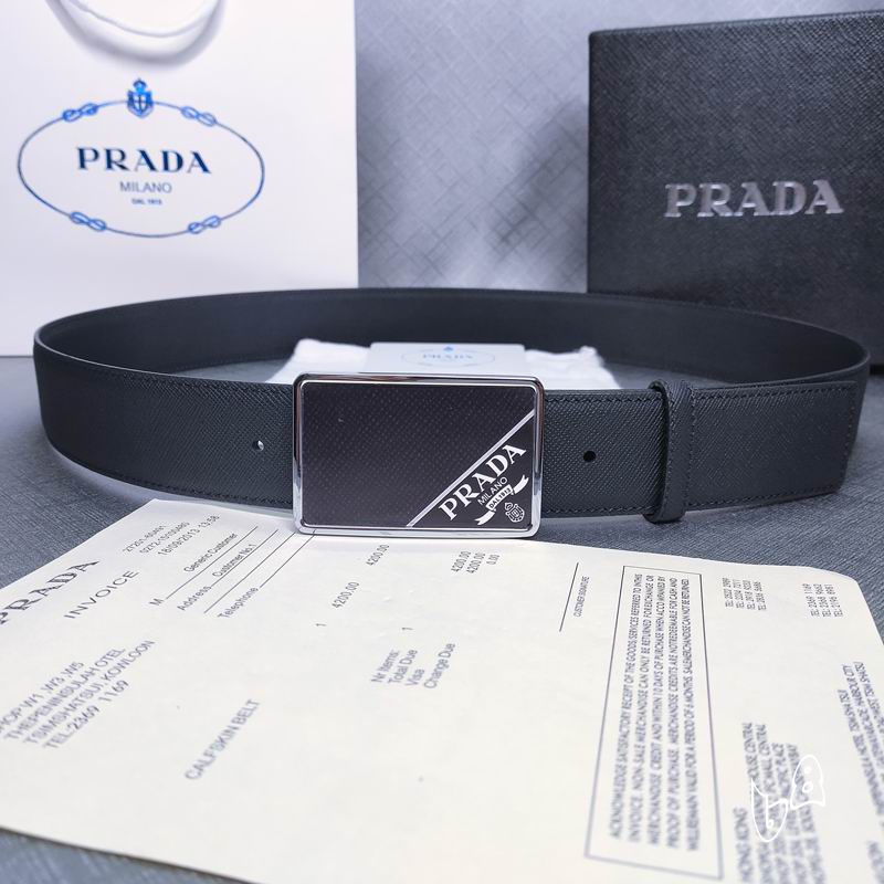 Prada Belt 38mmX80-125cm lb (30)