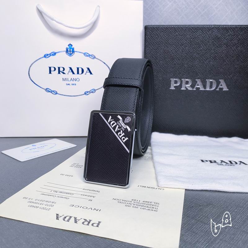 Prada Belt 38mmX80-125cm lb (31)