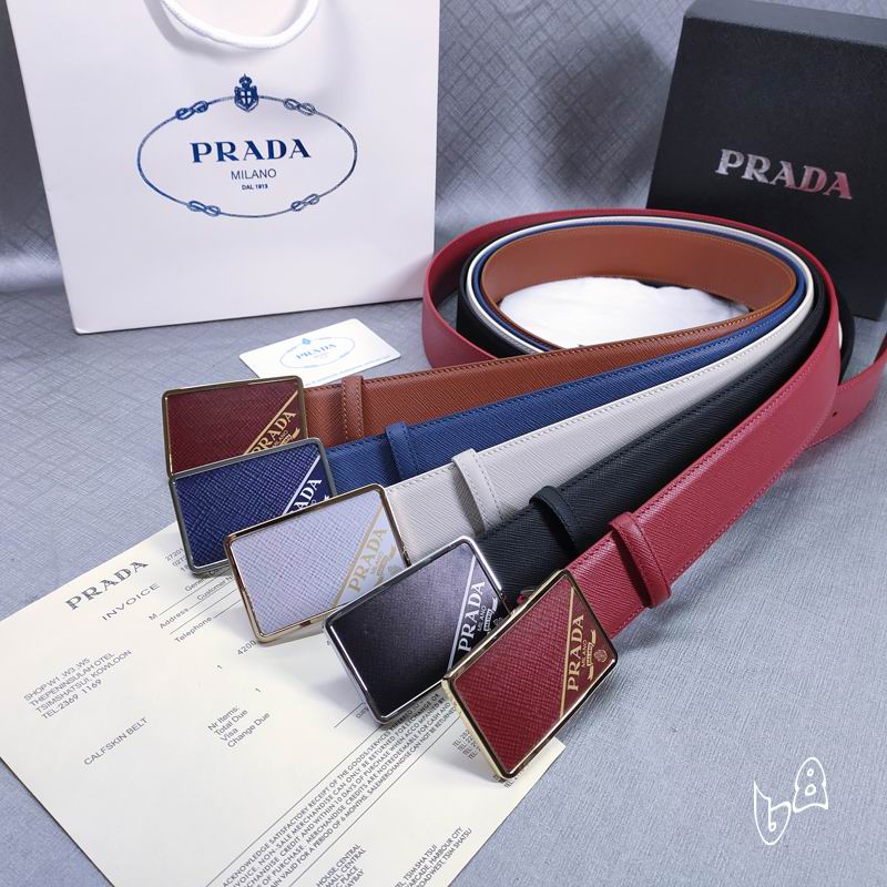 Prada Belt 38mmX80-125cm lb (34)