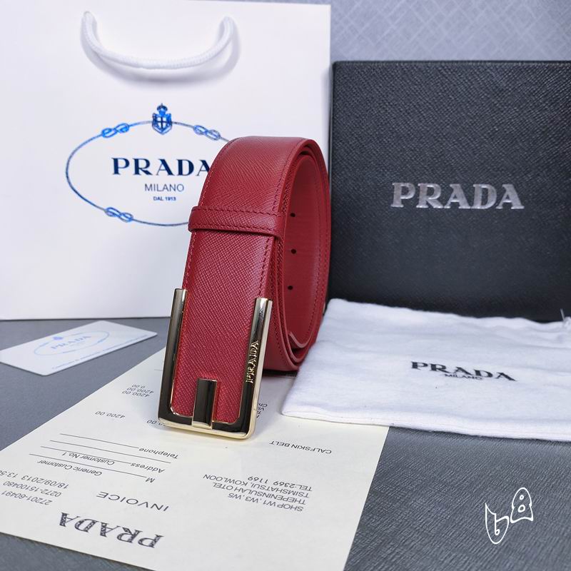 Prada Belt 38mmX80-125cm lb (5)