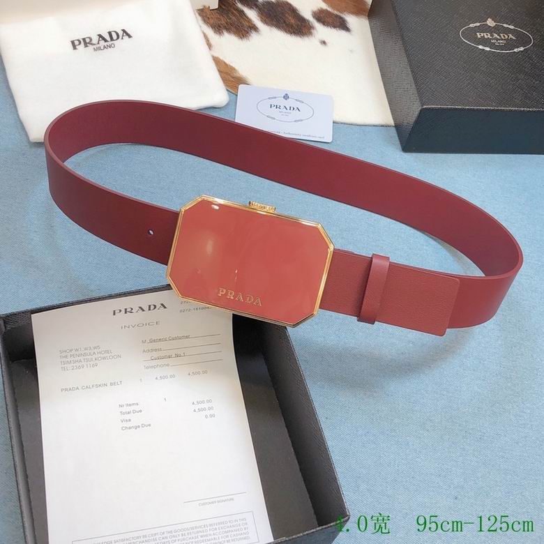 Prada Belt 40mmX95-115cm sj (33)