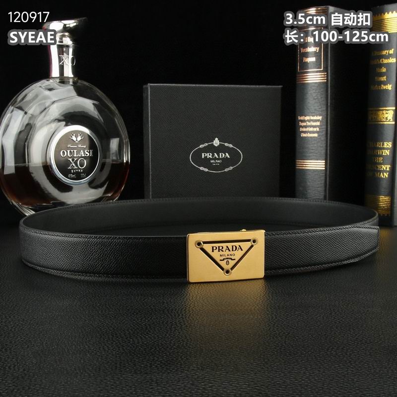 Prada belt 自动带 35mmX100-125cm 8L (17)