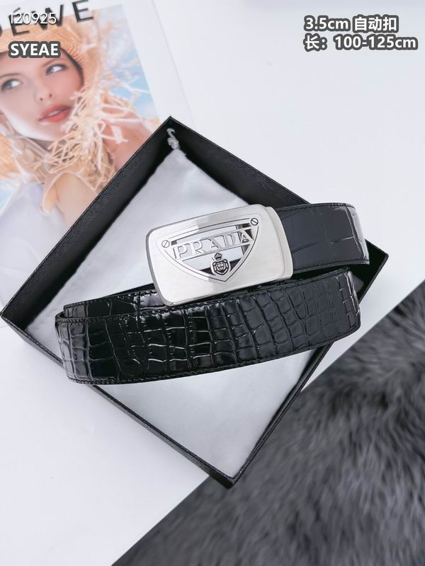 Prada belt 自动带 35mmX100-125cm 8L (19)