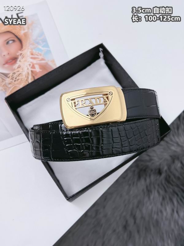 Prada belt 自动带 35mmX100-125cm 8L (24)