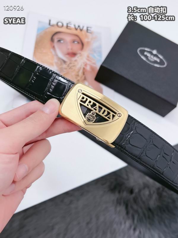 Prada belt 自动带 35mmX100-125cm 8L (26)