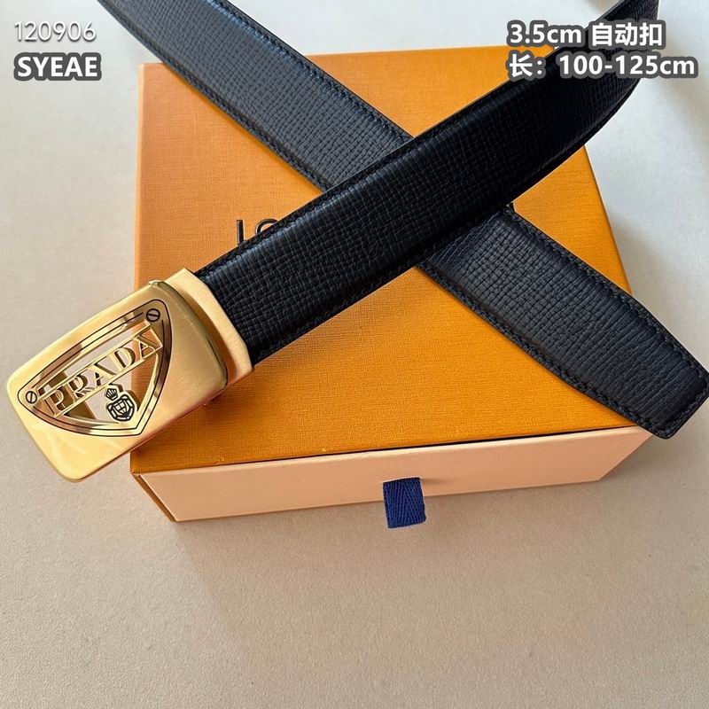 Prada belt 自动带 35mmX100-125cm 8L (4)