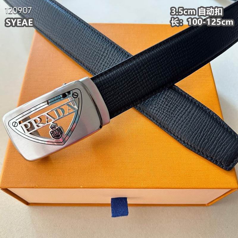 Prada belt 自动带 35mmX100-125cm 8L (7)