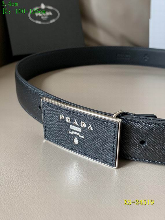 Prada belt 34mm 100-125CM 8L (32)