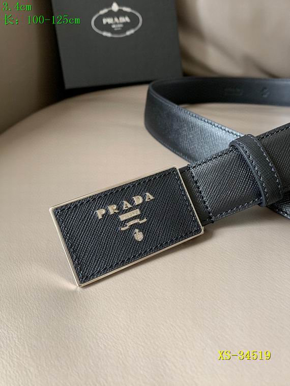Prada belt 34mm 100-125CM 8L (34)
