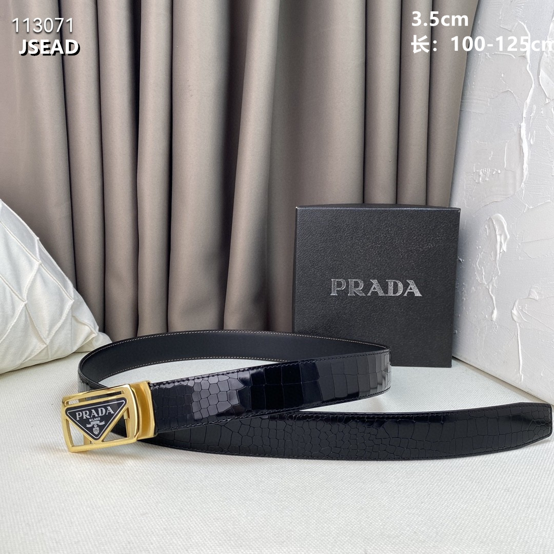 Prada belt 35mmX100-125cm 8L (1)