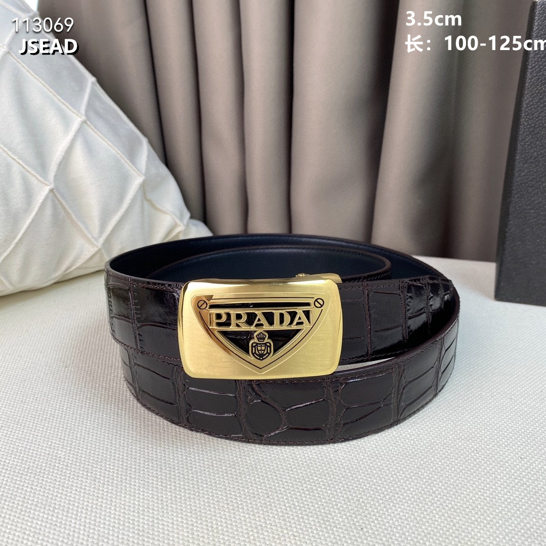 Prada belt 35mmX100-125cm 8L (2)