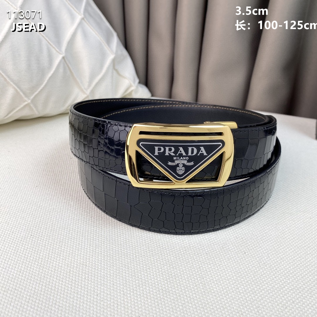 Prada belt 35mmX100-125cm 8L (2)