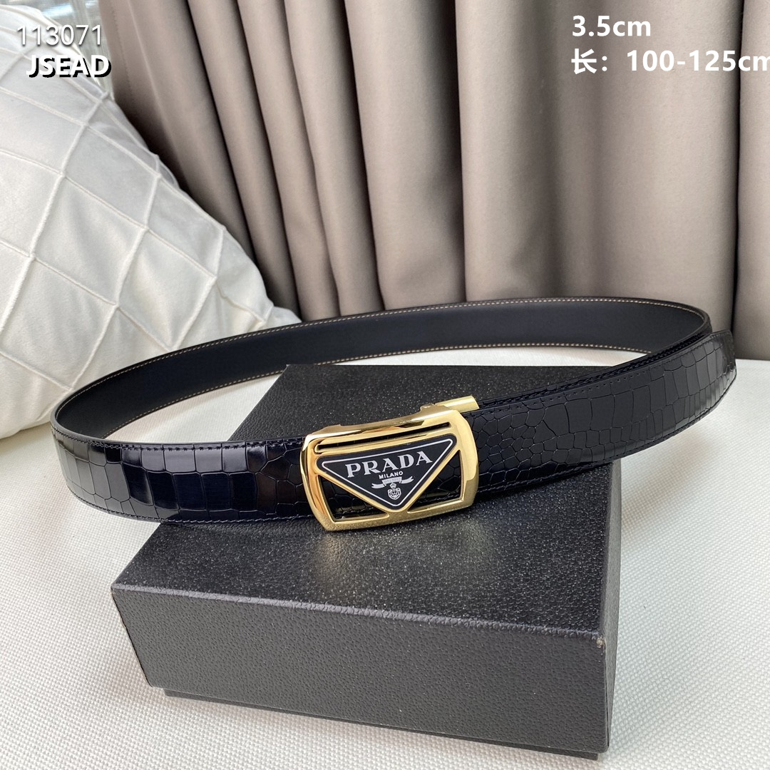 Prada belt 35mmX100-125cm 8L (4)