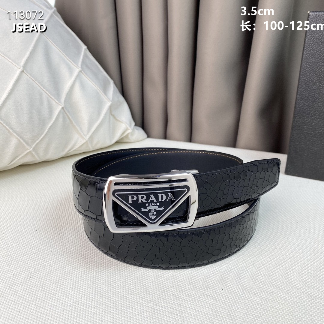 Prada belt 35mmX100-125cm 8L (6)