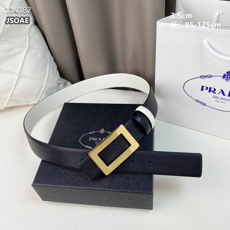 Prada belt 35mmX95-125cm 8L (8)