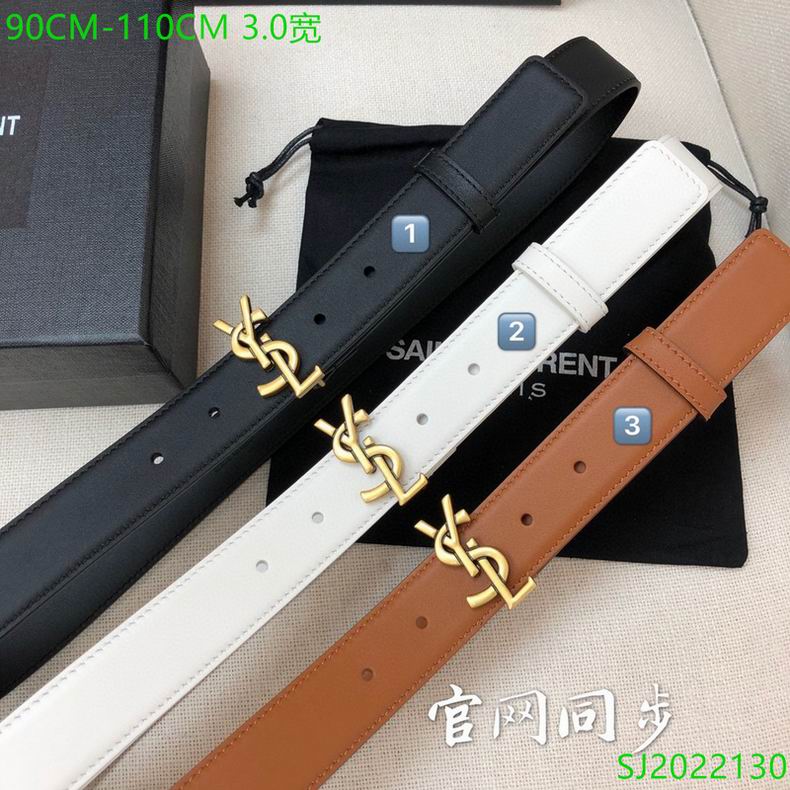 YSL Belt 30mmX90-110cm 7D (7)