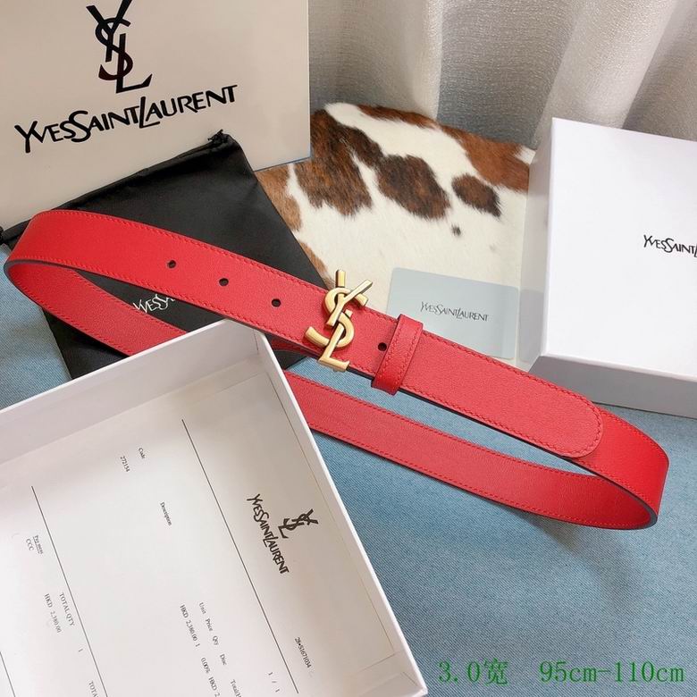 YSL Belt 30mmX95-110CM 7D   (22)