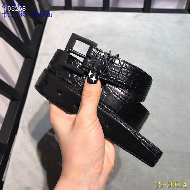 YSL Belt 30mmX95-110CM 8L    (30)