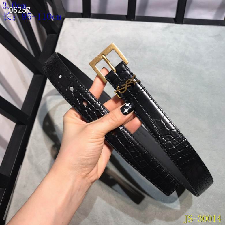 YSL Belt 30mmX95-110CM 8L    (34)
