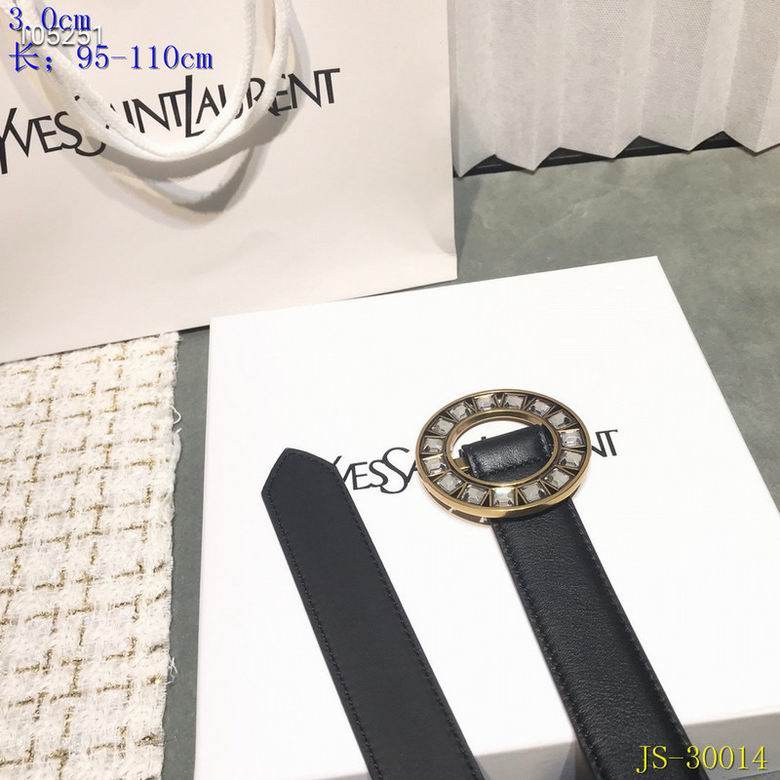 YSL Belt 30mmX95-110CM 8L    (50)