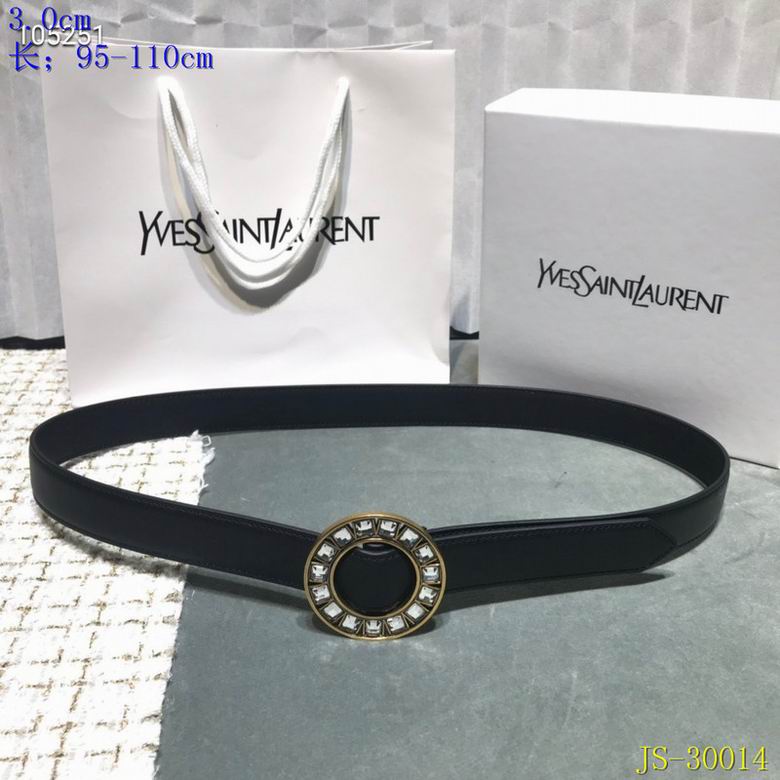YSL Belt 30mmX95-110CM 8L    (52)